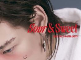 뱀뱀, 새 정규앨범 'Sour & Sweet' 타이틀 포스터 공개 '오는 3월 28일 컴백' 기사 이미지